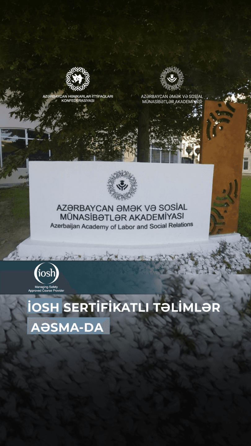 İOSH sertifikatlı tə