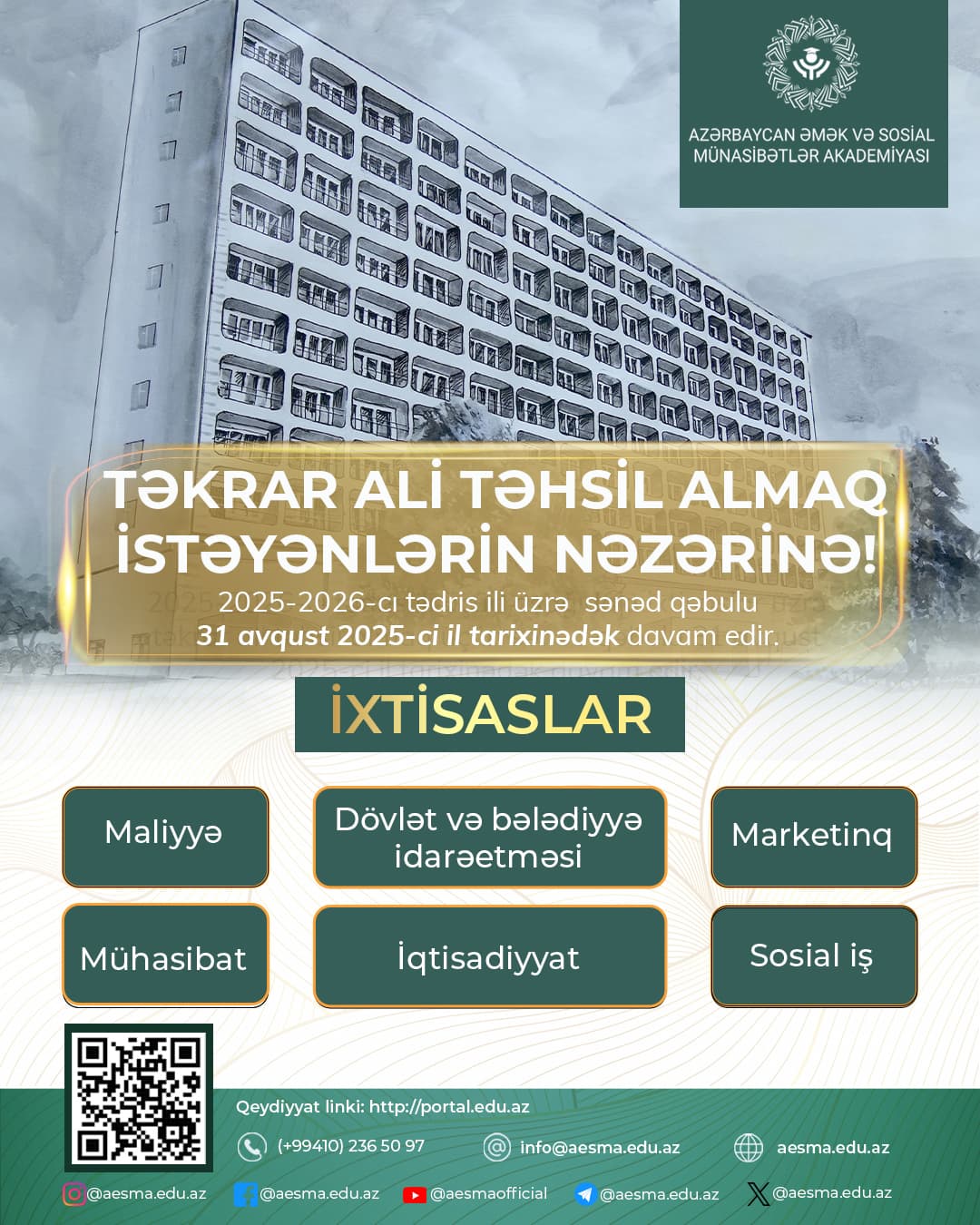 AƏSMA-da təkrar ali 