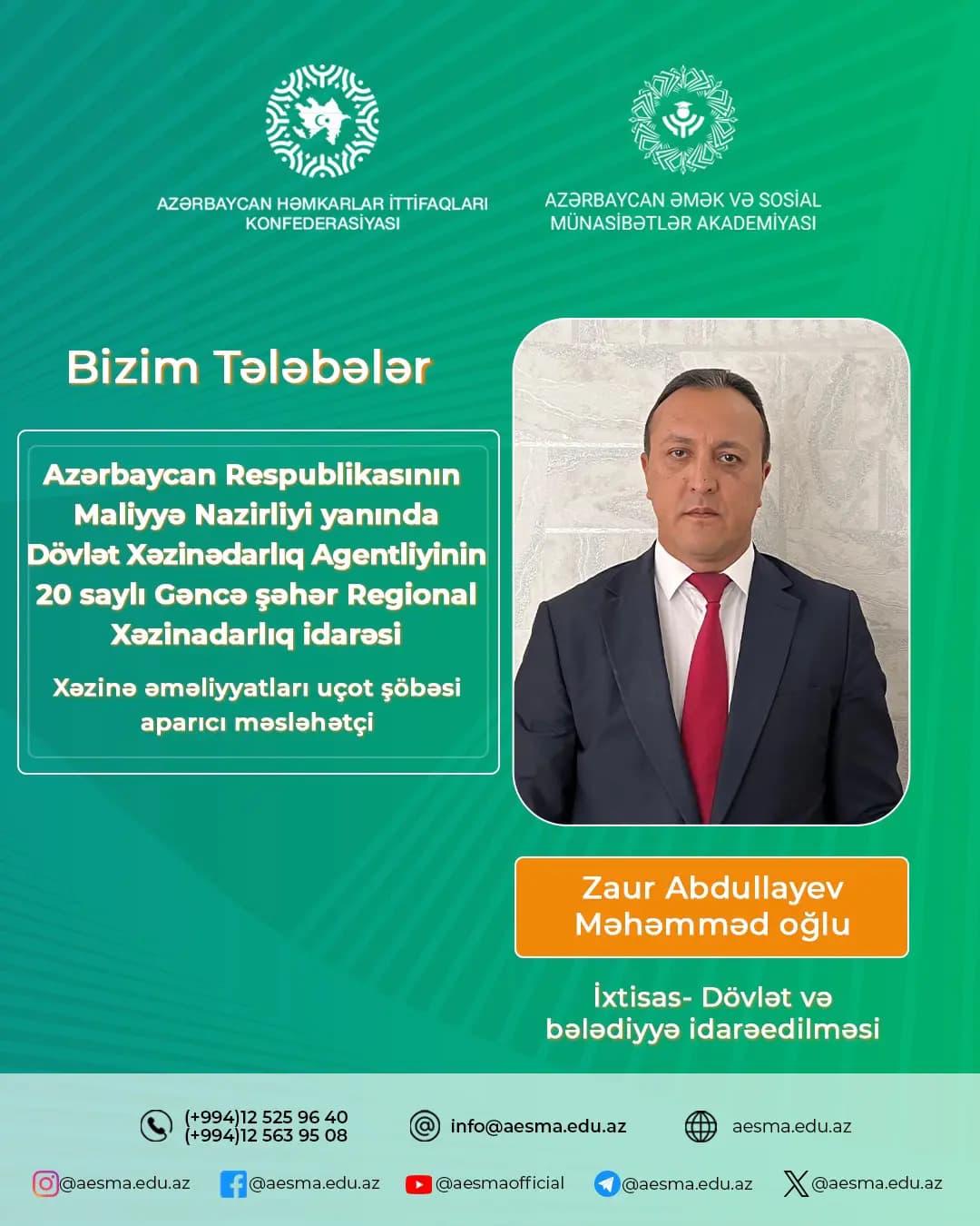 "Bizim Tələbələr" ad